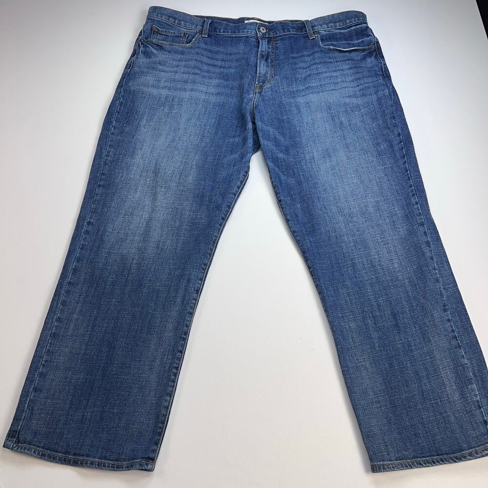 Lucky Brand 181 Relaxed Straight Jeans Blue Classic Medium Wash Size 42x30